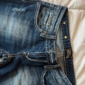 Express REROCK Women's Blue Boot Cut Jeans